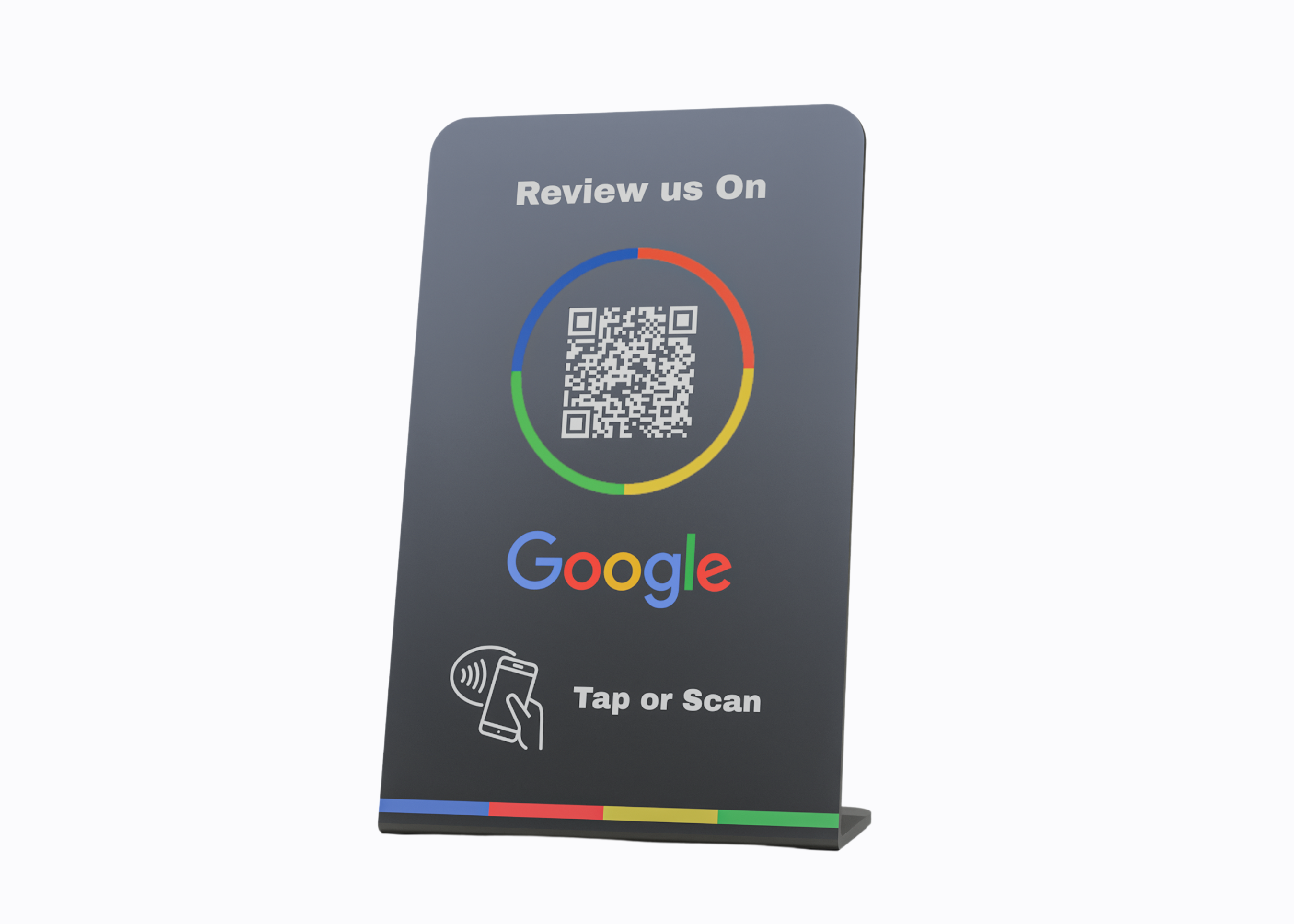 Google Review Digital Table Tent