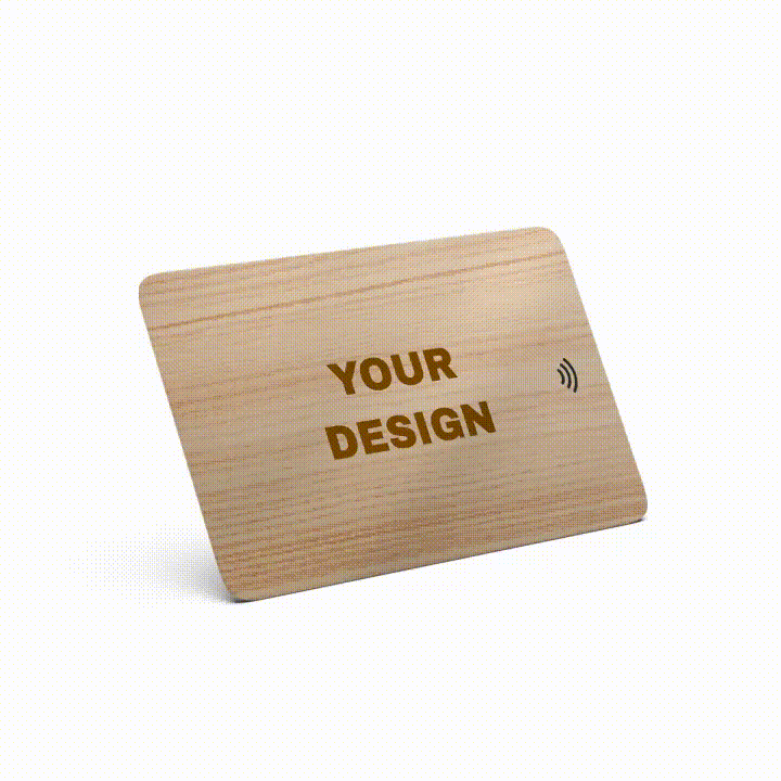Wood  Digital Business Card
