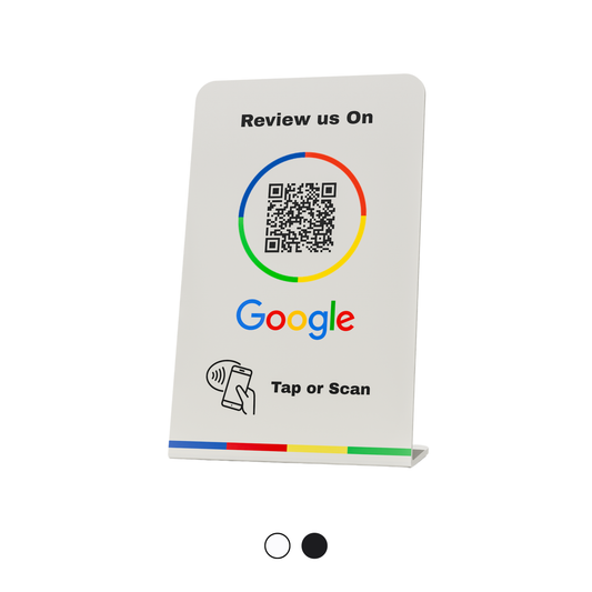 Google Review Digital Table Tent